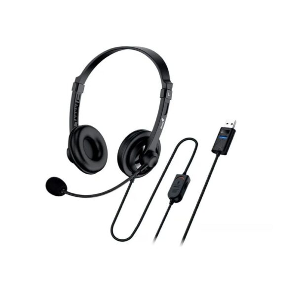 AURICULAR GENIUS HS-230U USB BLACK