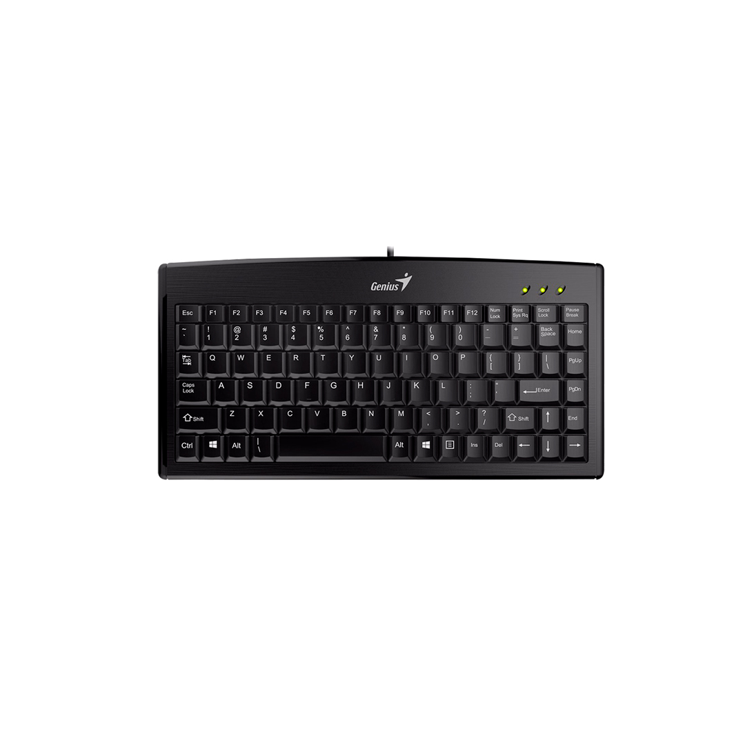 Teclado Genius Luxemate 100 Black Stylish mini Keyboard TonerPrint